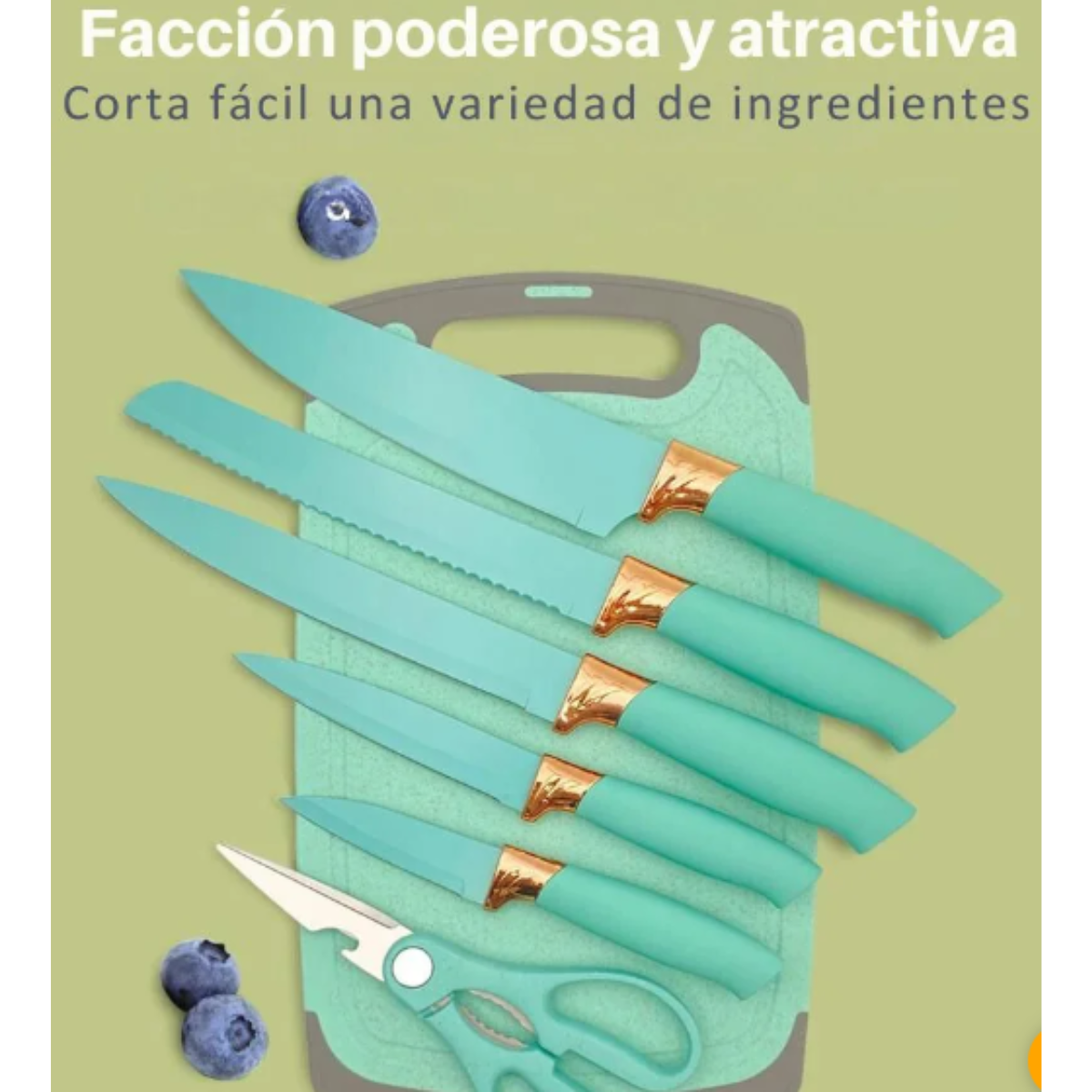 Set de Utensilios de Cocina de Silicona 19 Piezas con Base Organizadora