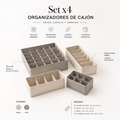 Set x4 Organizadores de Cajones | Orden y Espacio para tu Hogar